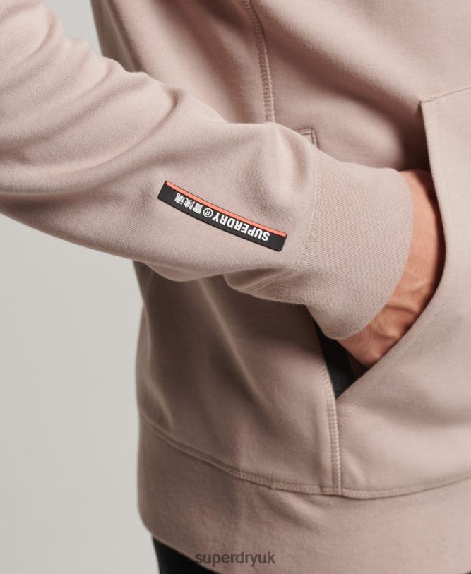 CODE Tech Zip Hoodie Men Light Grey Clothing Superdry 66N8N81