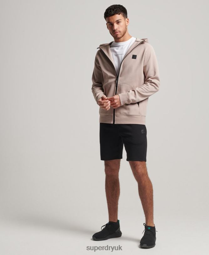 CODE Tech Zip Hoodie Men Light Grey Clothing Superdry 66N8N81