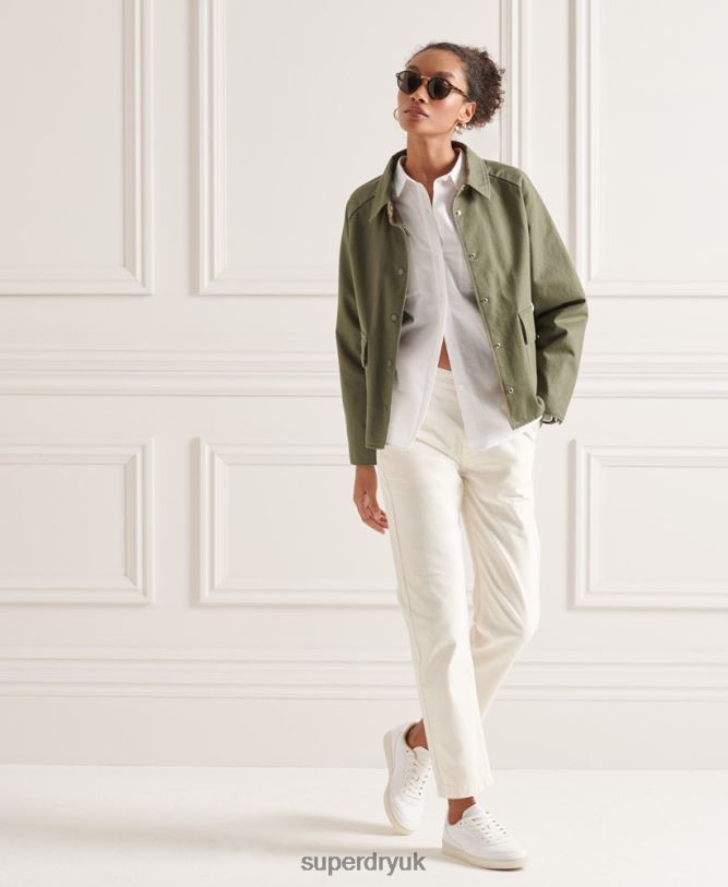 Chore Coat Women Green Clothing Superdry 66N8N5539