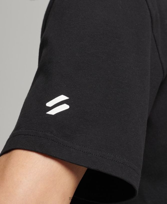 Code Core Sport T-Shirt Men Black Clothing Superdry 66N8N4841