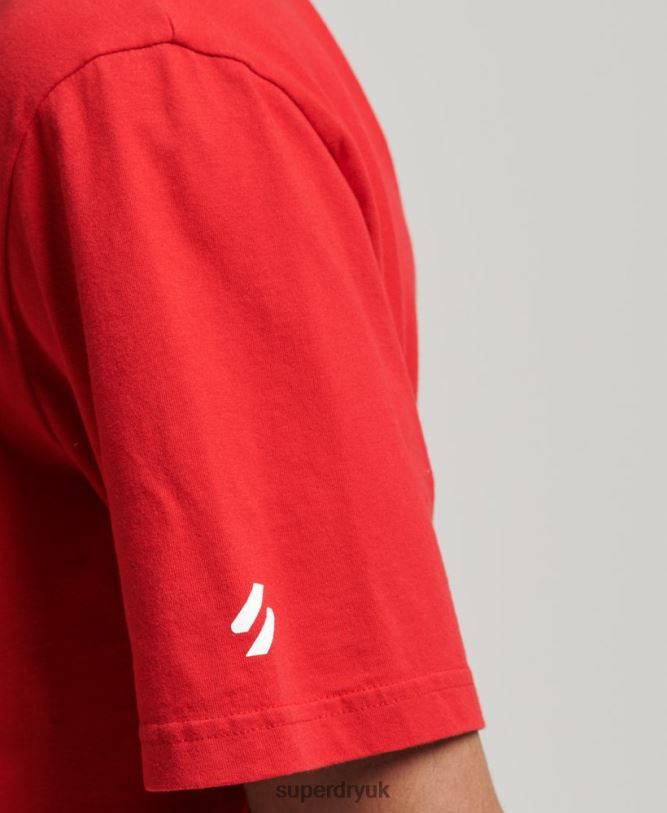Code Core Sport T-Shirt Men Red Clothing Superdry 66N8N4937