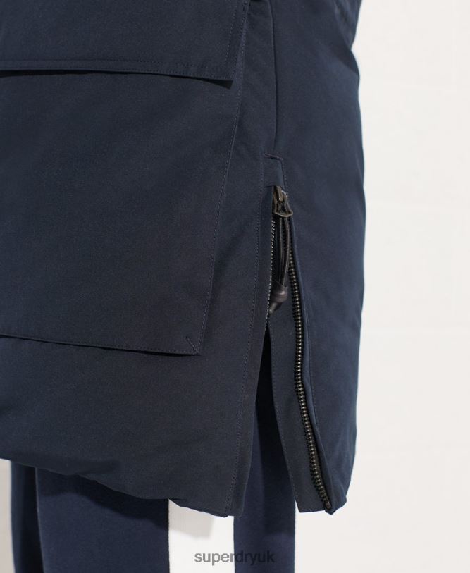 Code Everest Parka Coat Women Navy Clothing Superdry 66N8N5590