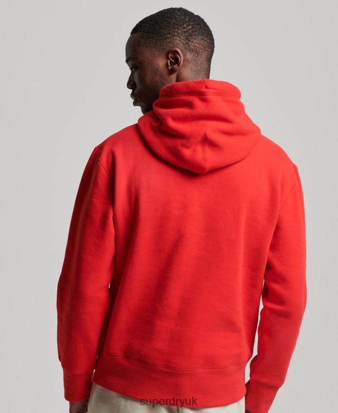 Code Sportswear Hoodie Men Red Clothing Superdry 66N8N540