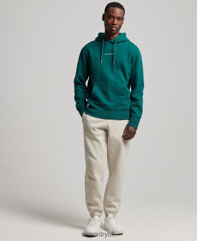 Code Surplus Logo Hoodie Men Green Clothing Superdry 66N8N482