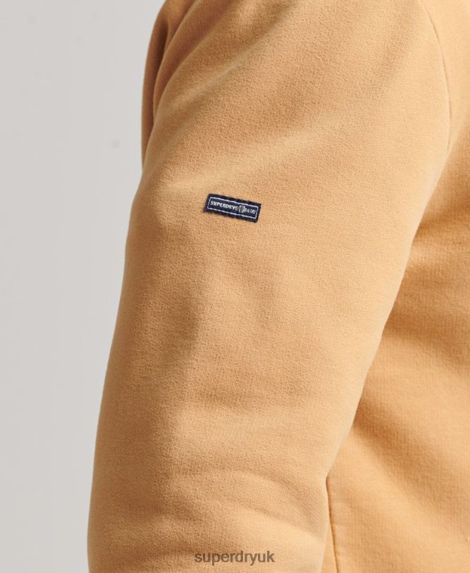 Cooper Nostalgia Crew Sweatshirt Men Yellow Clothing Superdry 66N8N4994