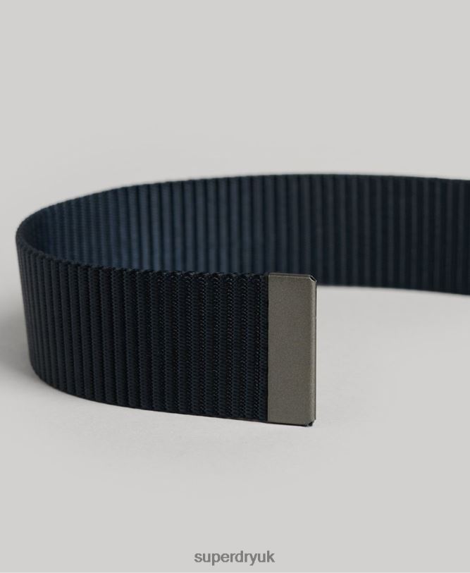 Essential Fabric Logo Belt Women Navy Accessories Superdry 66N8N1611
