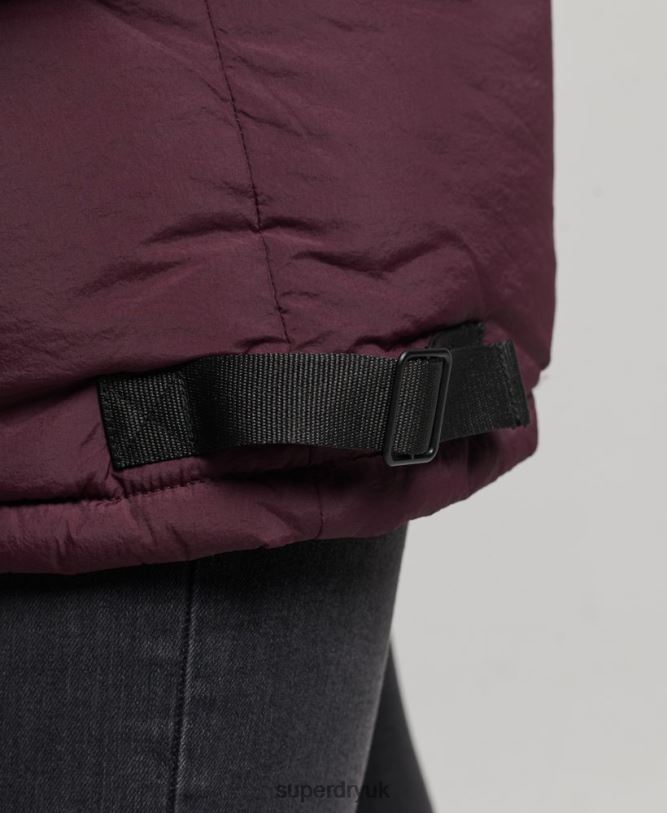 Expedition Cocoon Padded Coat Women Red Clothing Superdry 66N8N3624