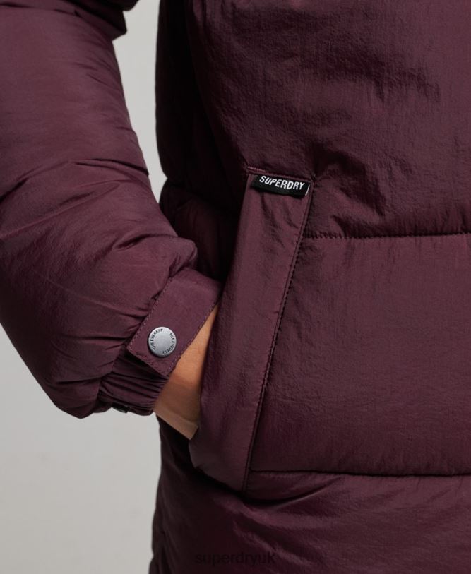 Expedition Cocoon Padded Coat Women Red Clothing Superdry 66N8N3624