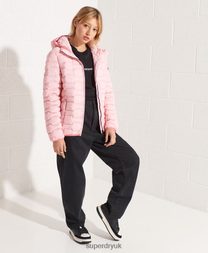 Expedition Down SD-Windbreaker Jacket Women Pink Clothing Superdry 66N8N5694