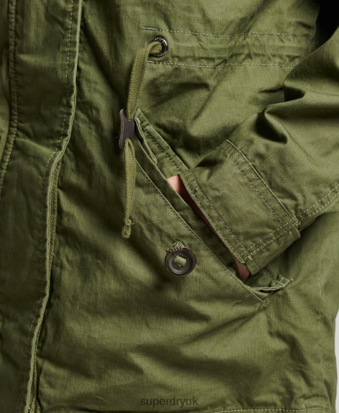 Field Parka Women Khaki Clothing Superdry 66N8N5433