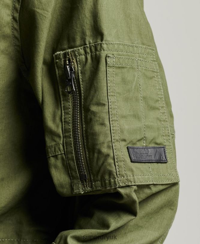 Field Parka Women Khaki Clothing Superdry 66N8N5433