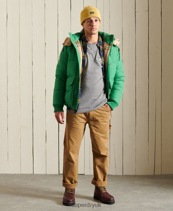 Heritage Mountain Long Sleeve Top Men Light Grey Clothing Superdry 66N8N6470