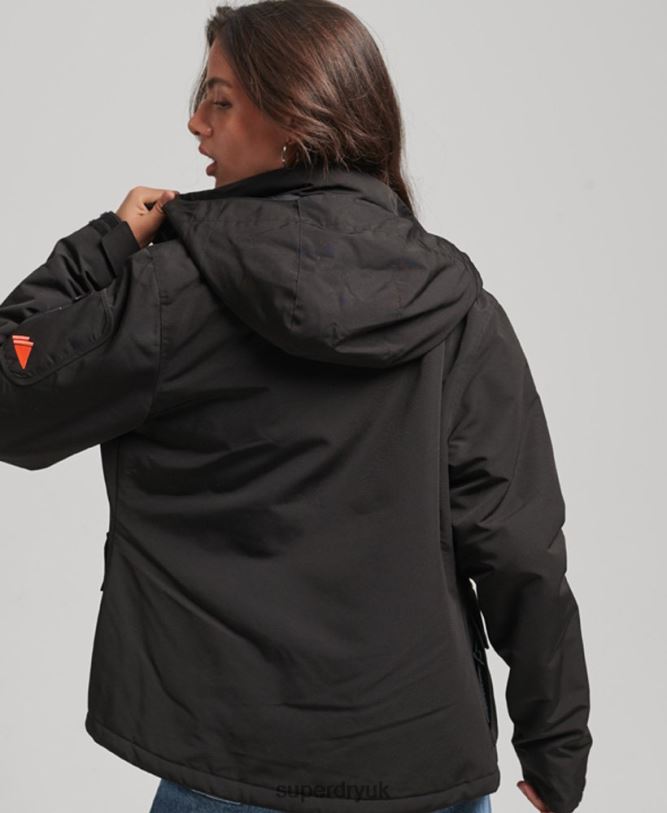 Hooded Ultimate SD-Windbreaker Women Black Clothing Superdry 66N8N3665
