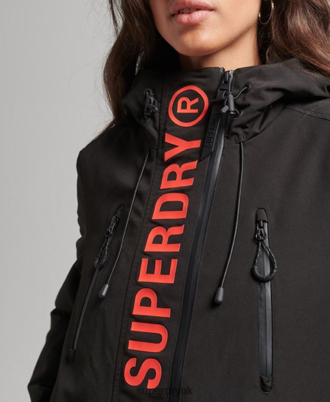 Hooded Ultimate SD-Windbreaker Women Black Clothing Superdry 66N8N3665