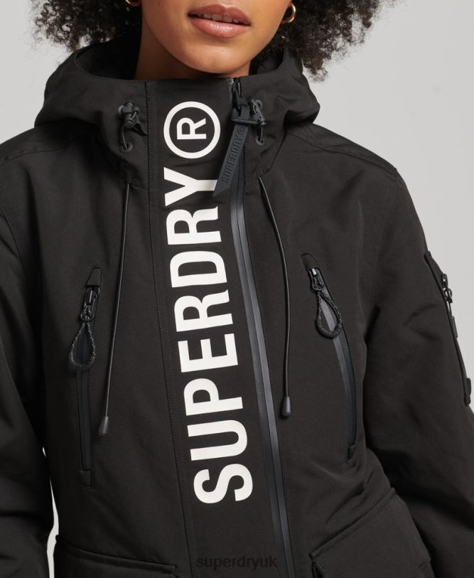 Hooded Ultimate SD-Windbreaker Women Black Clothing Superdry 66N8N3742