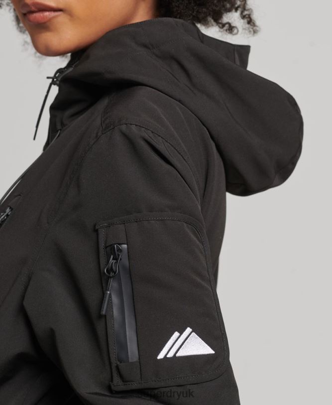 Hooded Ultimate SD-Windbreaker Women Black Clothing Superdry 66N8N3742