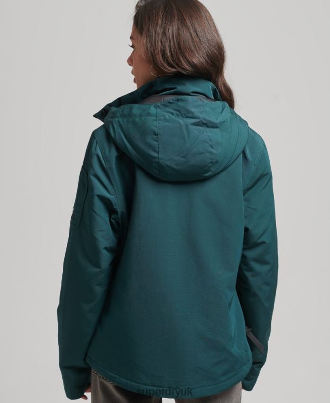 Hooded Ultimate SD-Windbreaker Women Green Clothing Superdry 66N8N3629