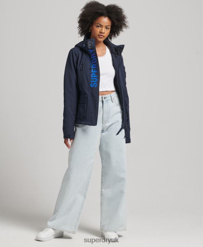 Hooded Ultimate SD-Windbreaker Women Navy Clothing Superdry 66N8N3664