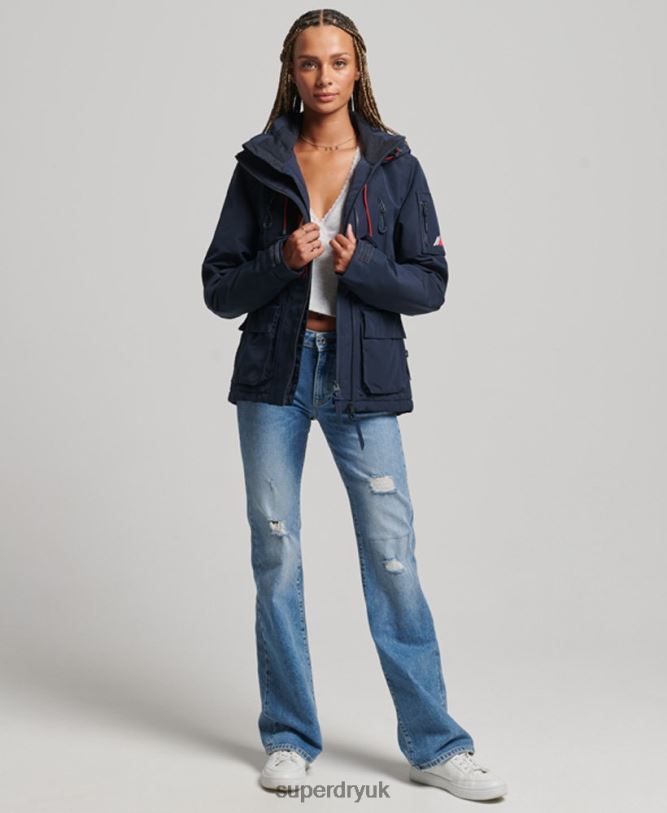 Hooded Ultimate SD-Windbreaker Women Navy Clothing Superdry 66N8N3738