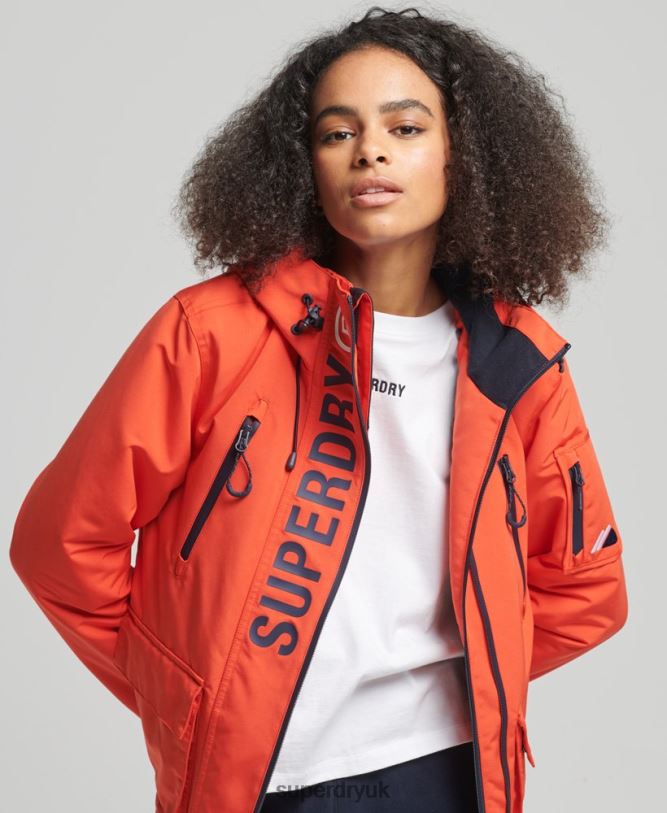 Hooded Ultimate SD-Windbreaker Women Orange Clothing Superdry 66N8N3663