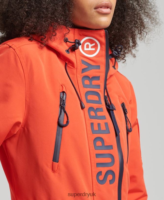 Hooded Ultimate SD-Windbreaker Women Orange Clothing Superdry 66N8N3663