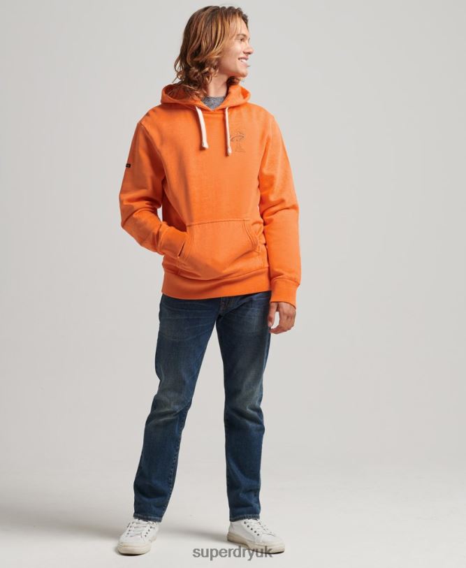 Into The Woods Graphic Hoodie Men Orange Clothing Superdry 66N8N707