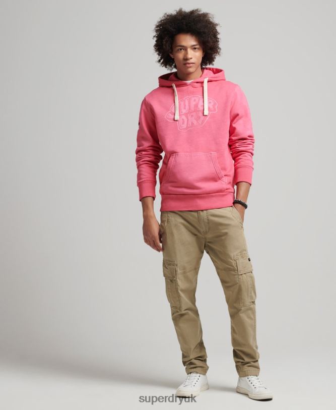 Into The Woods Graphic Hoodie Men Pink Clothing Superdry 66N8N708