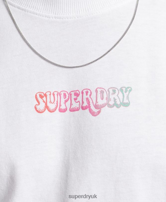 Into The Woods Long Sleeve Top Men White Clothing Superdry 66N8N1537