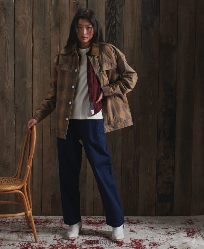 Limited Edition Dry Cruiser Jacket Women Brown Clothing Superdry 66N8N5549