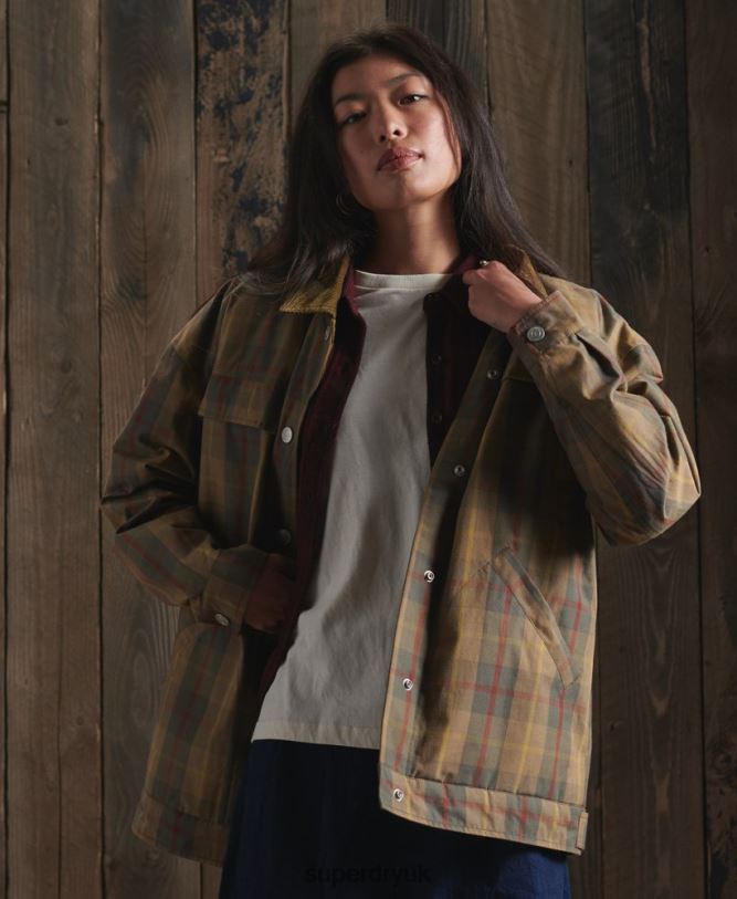 Limited Edition Dry Cruiser Jacket Women Brown Clothing Superdry 66N8N5549