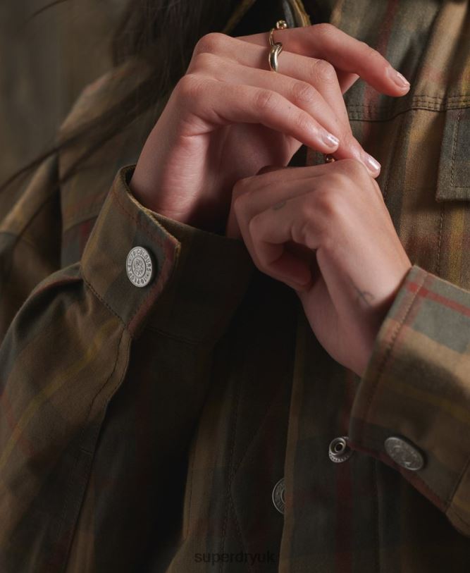 Limited Edition Dry Cruiser Jacket Women Brown Clothing Superdry 66N8N5549