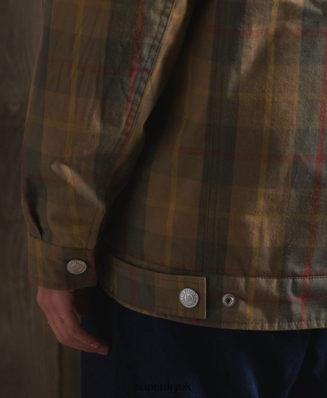 Limited Edition Dry Cruiser Jacket Women Brown Clothing Superdry 66N8N5549