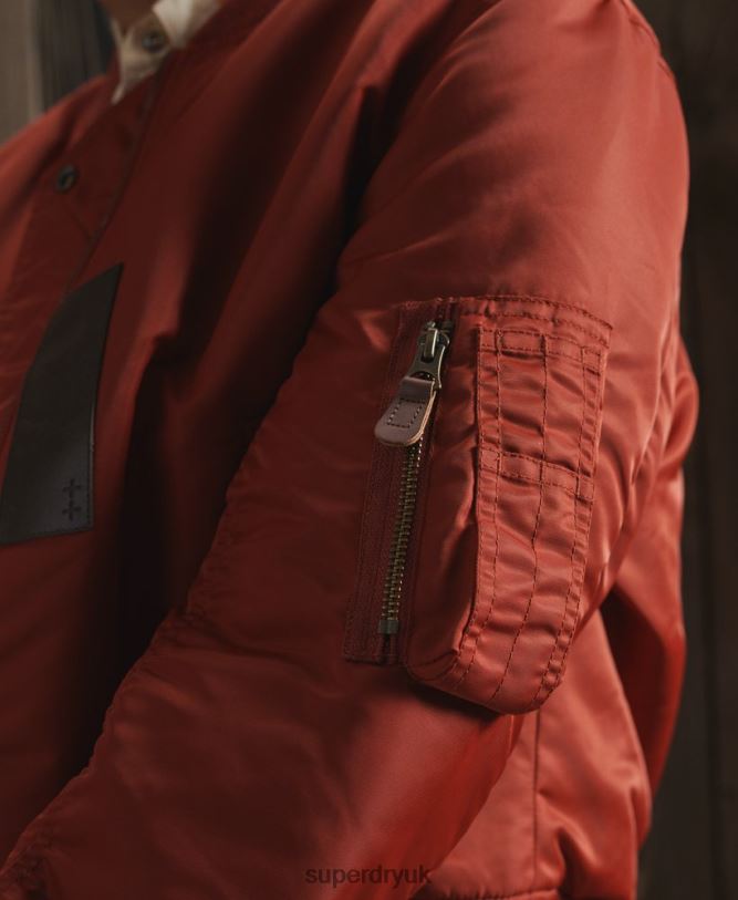 Limited Edition Dry Reversible Jacket Women Red Clothing Superdry 66N8N5551