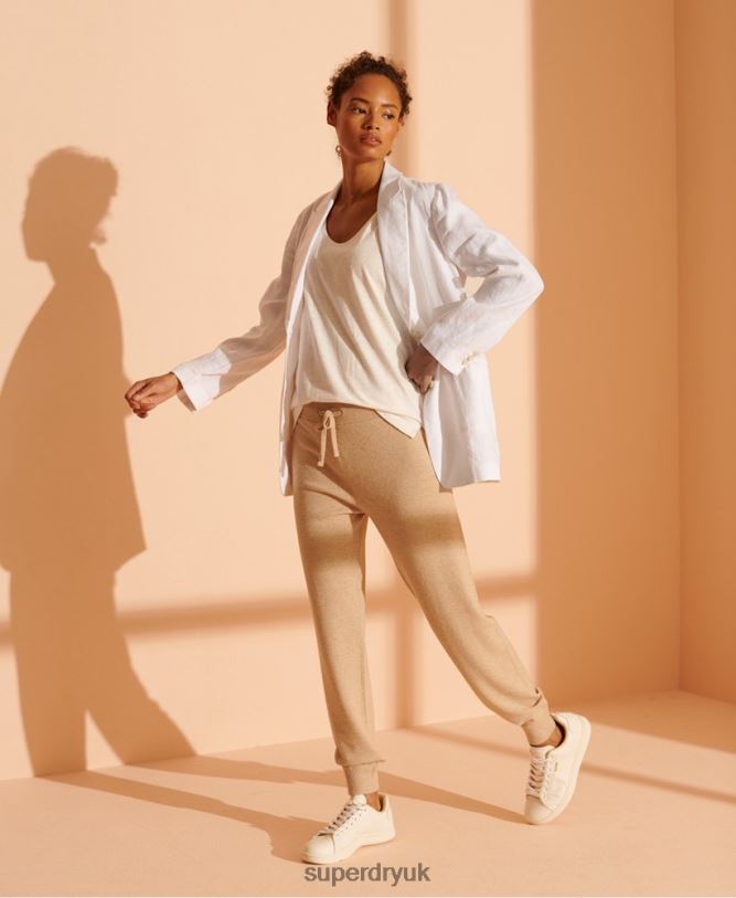 Limited Edition Hemp Blazer Women White Clothing Superdry 66N8N5540