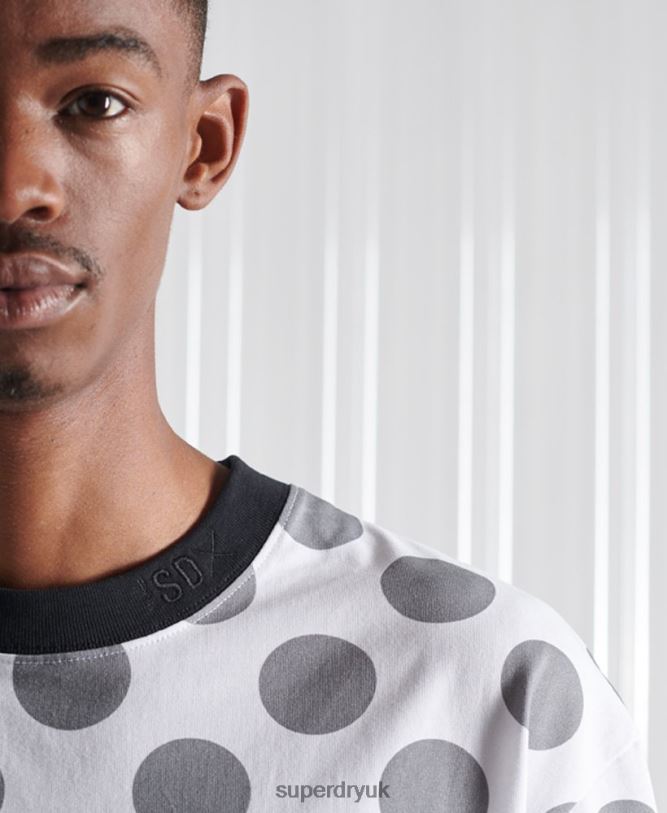 Limited Edition SDX Tokyo Graphic T-Shirt Men Grey Clothing Superdry 66N8N4965