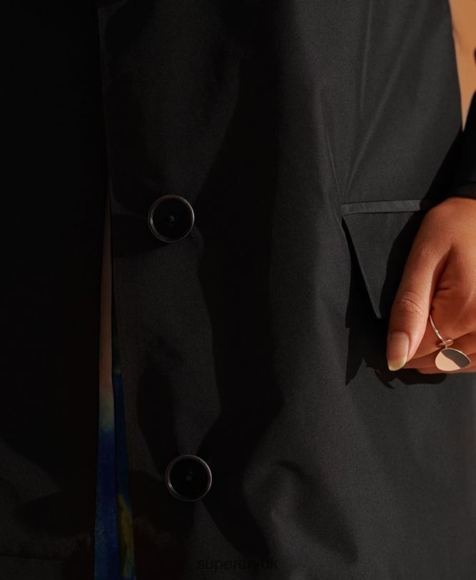 Limited Edition Tech Mac Women Black Clothing Superdry 66N8N3843