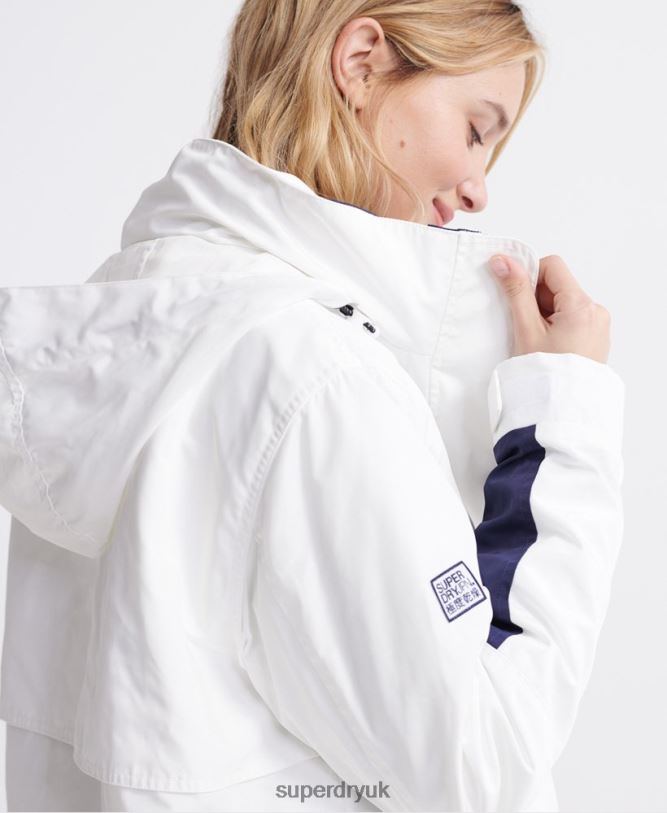 Long Sleeved Essentials 4 In 1 Jacket Women Cream Clothing Superdry 66N8N3857