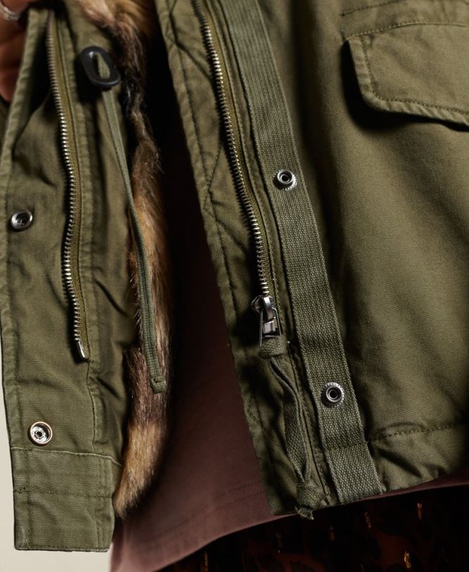 M65 Premium Field Jacket Women Green Clothing Superdry 66N8N5595