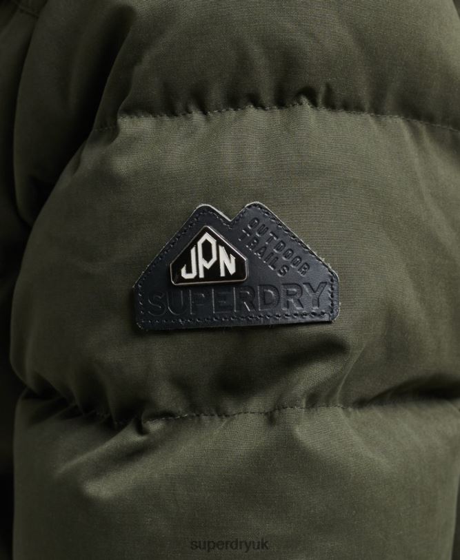 Microfiber Expedition Parka Jacket Women Green Clothing Superdry 66N8N3653