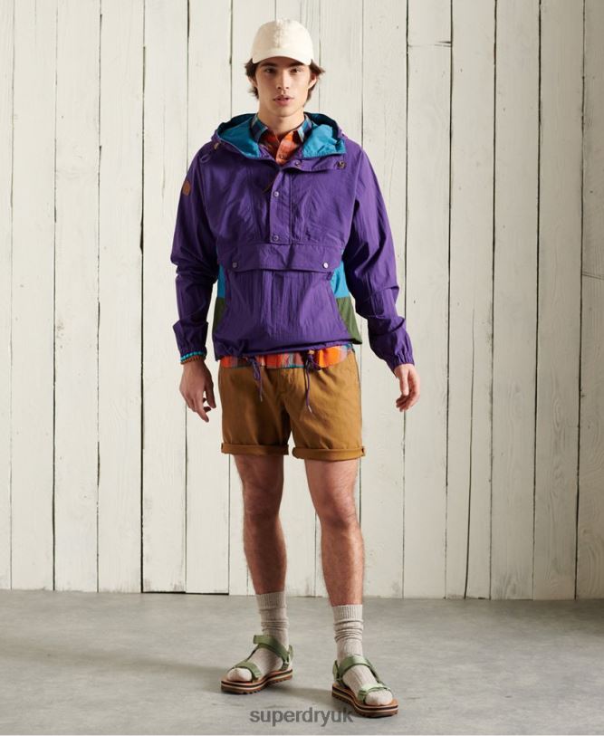 Mountain Casual Jacket Men Purple Clothing Superdry 66N8N4639