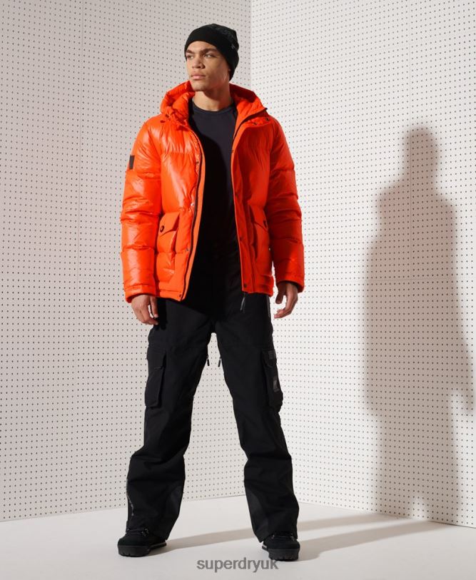 Mountain Down Rescue Jacket Men Orange Clothing Superdry 66N8N4601