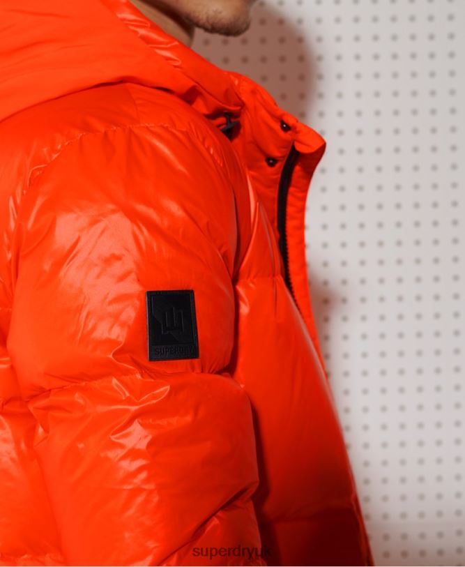 Mountain Down Rescue Jacket Men Orange Clothing Superdry 66N8N4601