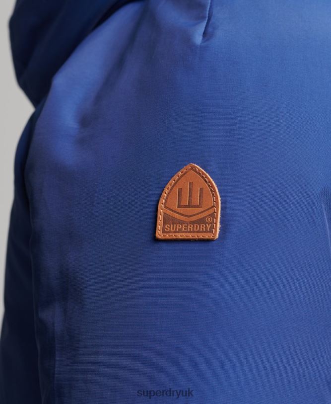 Mountain Padded Parka Jacket Men Navy Clothing Superdry 66N8N4480