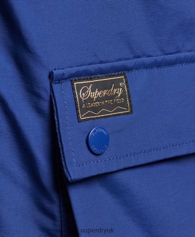 Mountain Padded Parka Jacket Men Navy Clothing Superdry 66N8N4480