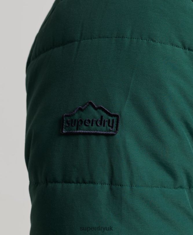 Mountain Puffer Jacket Men Green Clothing Superdry 66N8N4516