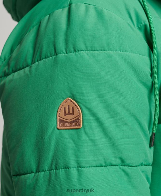 Mountain Puffer Jacket Men Green Clothing Superdry 66N8N4750
