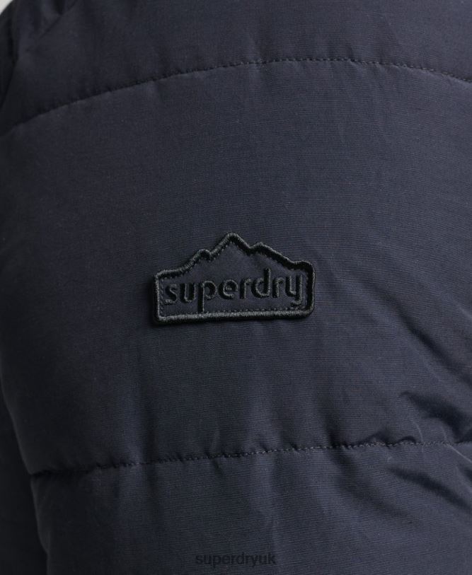 Mountain Puffer Jacket Men Navy Clothing Superdry 66N8N4559