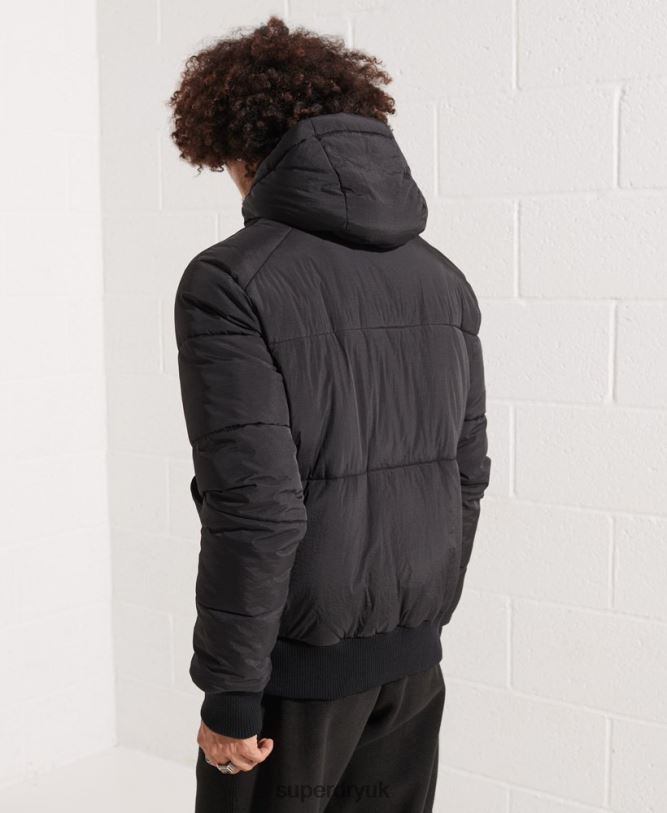 Mountain Recreational Jacket Men Black Clothing Superdry 66N8N4587