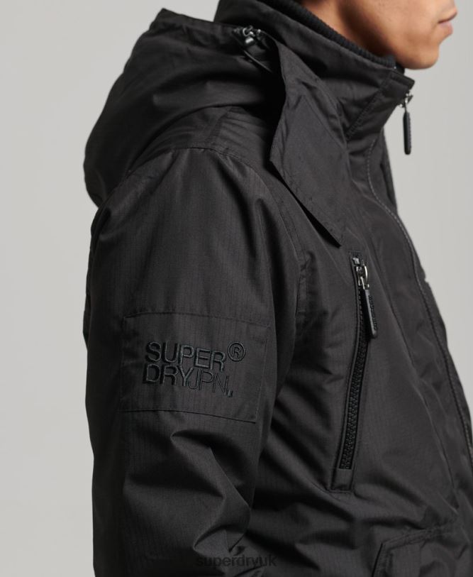 Mountain SD Windcheater Jacket Men Black Clothing Superdry 66N8N924