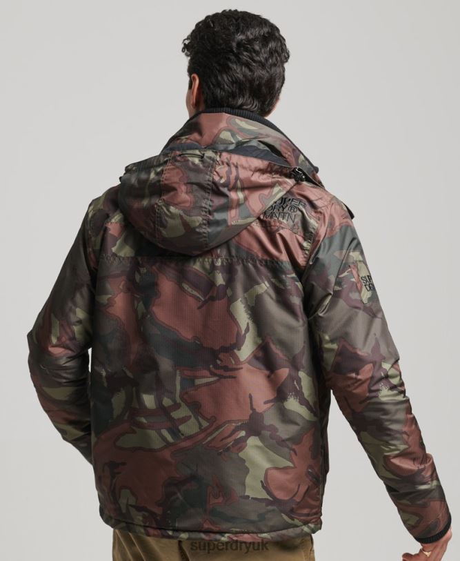 Mountain SD Windcheater Jacket Men Green Clothing Superdry 66N8N1075